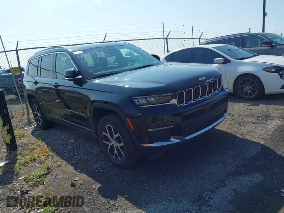 2024 Jeep Grand Cherokee Limited z VIN 1C4RJKBG3R8549670, wystawiony jako IAAI lot #42685618 z przebiegiem 41 868 mil mil oraz . Historia ofert i sprzedaży dostępna na DreamBid. Obrazek 1.