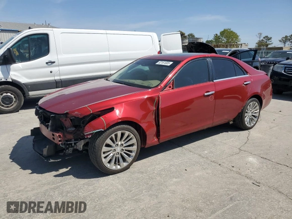 2015 Cadillac CTS Luxury AWD with VIN 1G6AX5SXXF0114445, listed as a Copart auction lot 52161005 with 40,402 mi miles and Salvage title. Bid and sale history available at DreamBid. Image 1.