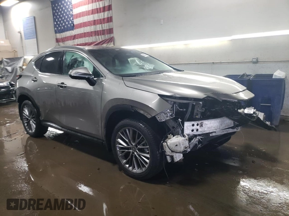 2022 Lexus NX 350h Luxury with VIN 2T2HKCEZ1NC006369, listed as a Copart auction lot 45642745 with 34,313 mi miles and Salvage Title. Bid and sale history available at DreamBid. Image 4.