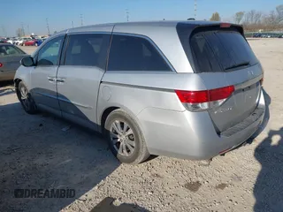 2015 Honda Odyssey EX-L with VIN 5FNRL5H62FB064541, listed as a IAAI auction lot 42048705 with 176,620 mi miles and . Bid and sale history available at DreamBid. Image 3.