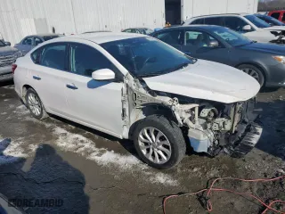2019 Nissan Sentra SV with VIN 3N1AB7AP1KL603079, listed as a Copart auction lot 42024865 with 89,614 mi miles and Salvage Title. Bid and sale history available at carsss.com. Image 4.