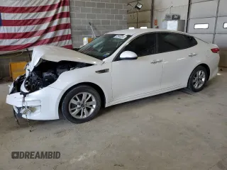 2016 Kia Optima LX z VIN KNAGT4L36G5088873, wystawiony jako Copart lot #52545285 z przebiegiem 173 325 mil mil oraz Szkoda całkowita • Salvage title. Historia ofert i sprzedaży dostępna na DreamBid. Obrazek 1.
