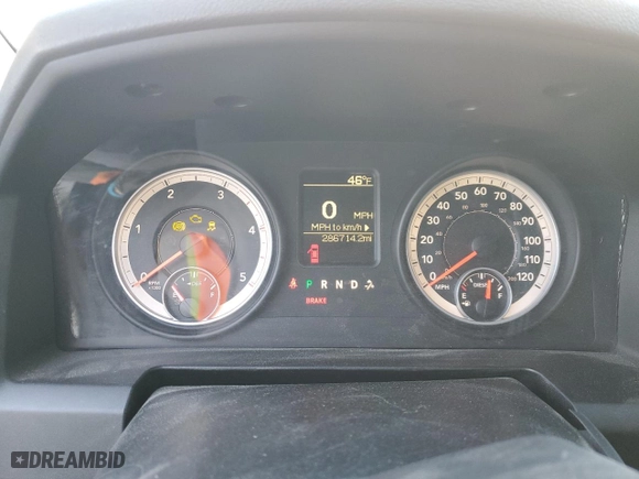2013 Ram 2500 Tradesman with VIN 3C6UR5CL4DG541037, listed as a Copart auction lot 80339644 with 286,714 mi miles and Salvage Title. Bid and sale history available at carsss.com. Image 9.