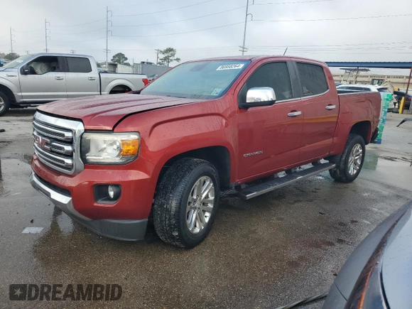 2016 GMC Canyon 2WD SLT with VIN 1GTG5DE39G1176821, listed as a Copart auction lot 86958264 with 127,514 mi miles and Salvage Title. Bid and sale history available at carsss.com. Image 1.