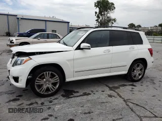 2015 Mercedes-Benz GLK 350 with VIN WDCGG5HB5FG358900, listed as a Copart auction lot 56215504 with 110,041 mi miles and Salvage Title. Bid and sale history available at DreamBid. Image 1.