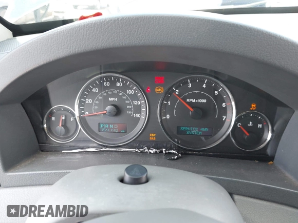 2007 Jeep Grand Cherokee Limited with VIN 1J8HR58N27C594744, listed as a IAAI auction lot 41929390 with 154,140 mi miles and . Bid and sale history available at DreamBid. Image 7.