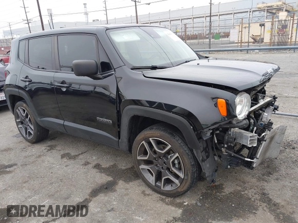 2021 Jeep Renegade Upland with VIN ZACNJDAB1MPN08338, listed as a IAAI auction lot 42042639 with 26,849 mi miles and . Bid and sale history available at DreamBid. Image 1.