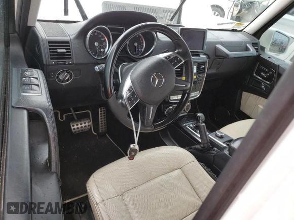 2015 Mercedes-Benz G 550 z VIN WDCYC3HF8FX230187, wystawiony jako Copart lot #75098434 z przebiegiem Nie podano mil oraz Szkoda całkowita • Salvage title. Historia ofert i sprzedaży dostępna na DreamBid. Obrazek 8.