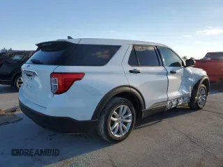 2021 Ford Explorer with VIN 1FMSK7BH9MGA56526, listed as a Copart auction lot 41666235 with 104,873 mi miles and Salvage Title. Bid and sale history available at carsss.com. Image 3.