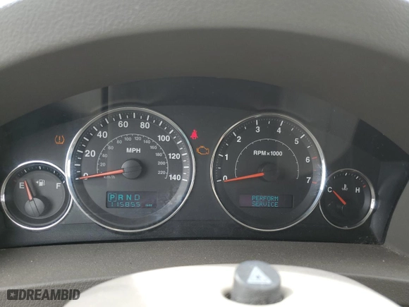 2007 Jeep Grand Cherokee Laredo with VIN 1J8HR48N27C632418, listed as a Copart auction lot 49002915 with 115,855 mi miles and Clean Title. Bid and sale history available at carsss.com. Image 9.