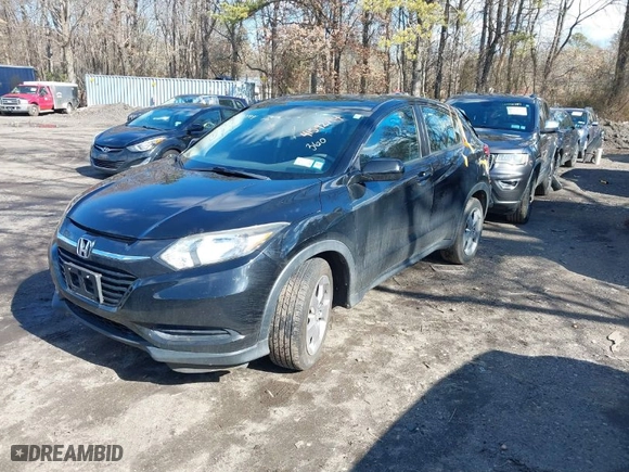 2018 Honda HR-V LX with VIN 3CZRU6H33JG716721, listed as a IAAI auction lot 41592194 with 72,708 mi miles. Bid and sale history available at carsss.com. Image 2.