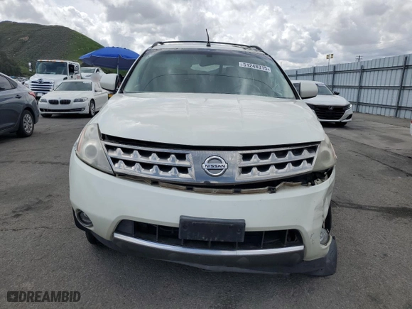 2006 Nissan Murano SL with VIN JN8AZ08T36W426381, listed as a Copart auction lot 51248315 with 260,360 mi miles and Salvage Title. Bid and sale history available at carsss.com. Image 5.