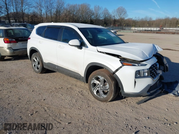 2022 Hyundai Santa Fe SE with VIN 5NMS1DAJ1NH436920, listed as a IAAI auction lot 41687608 with 31,704 mi miles. Bid and sale history available at carsss.com. Image 1.