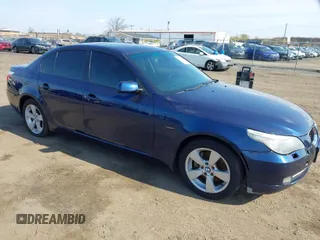 2008 BMW 5 Series 528xi with VIN WBANV13548CZ51328, listed as a IAAI auction lot 42010457 with 128,202 mi miles. Bid and sale history available at carsss.com. Image 1.