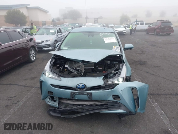 2022 Toyota Prius L Eco with VIN JTDKAMFU9N3186859, listed as a IAAI auction lot 41486941 with 122,665 mi miles and . Bid and sale history available at DreamBid. Image 12.