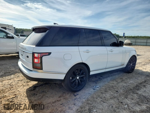 2017 Land Rover Range Rover HSE with VIN SALGS2FV7HA348853, listed as a Copart auction lot 63279935 with 126,204 mi miles and Clean title. Bid and sale history available at DreamBid. Image 3.