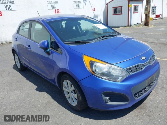2013 Kia Rio SX with VIN KNADN5A33D6177828, listed as a IAAI auction lot 42534171 with 105,645 mi miles and . Bid and sale history available at DreamBid. Image 1.