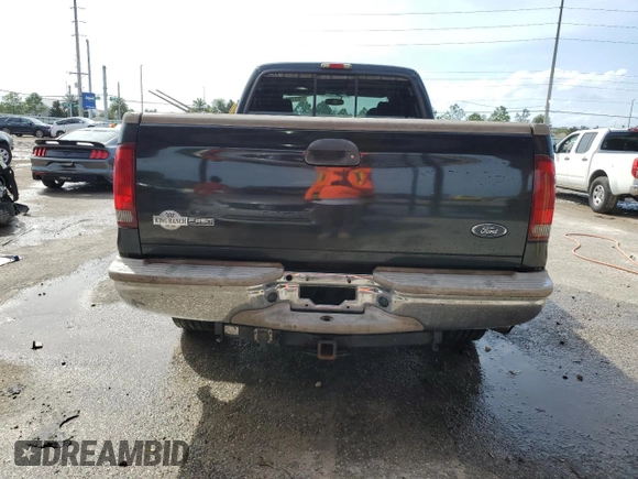 2005 Ford F-250 XL with VIN 1FTSW20P55EB47165, listed as a Copart auction lot 73633324 with Not Provided miles and Non Repairable. Bid and sale history available at DreamBid. Image 6.