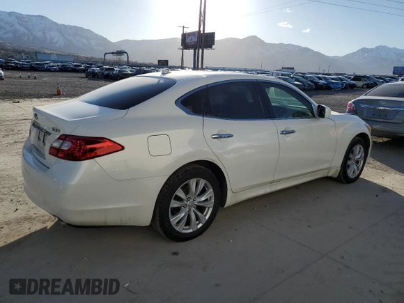 2011 Infiniti M with VIN JN1BY1AR8BM374388, listed as a Copart auction lot 48823175 with 113,248 mi miles and Salvage Title. Bid and sale history available at carsss.com. Image 3.