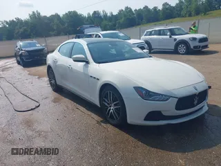 2017 Maserati Ghibli with VIN ZAM57XSA5H1262534, listed as a IAAI auction lot 42404925 with 97,305 mi miles and . Bid and sale history available at DreamBid. Image 1.