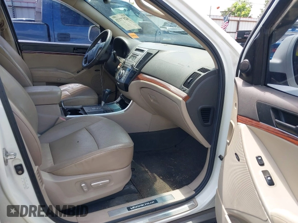 2011 Hyundai Veracruz Limited z VIN KM8NU4CC6BU140584, wystawiony jako IAAI lot #42177173 z przebiegiem Nie podano mil oraz . Historia ofert i sprzedaży dostępna na DreamBid. Obrazek 5.