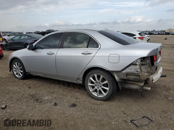 2006 Acura TSX Navi with VIN JH4CL96976C034263, listed as a Copart auction lot 47237645 with 0 mi miles and Salvage Title. Bid and sale history available at carsss.com. Image 2.