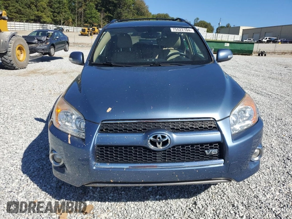 2010 Toyota RAV4 Ltd with VIN 2T3DK4DV7AW034829, listed as a Copart auction lot 75522104 with 142,445 mi miles and Salvage Title. Bid and sale history available at carsss.com. Image 5.