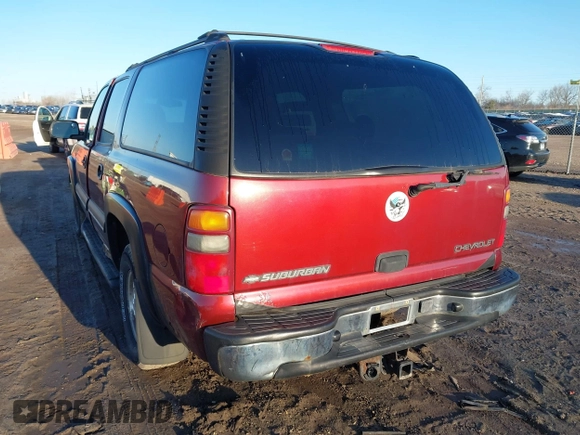 2002 Chevrolet Suburban LT z VIN 1GNFK16Z42J184265, wystawiony jako IAAI lot #41721855 z przebiegiem 227 772 mil mil oraz . Historia ofert i sprzedaży dostępna na DreamBid. Obrazek 3.