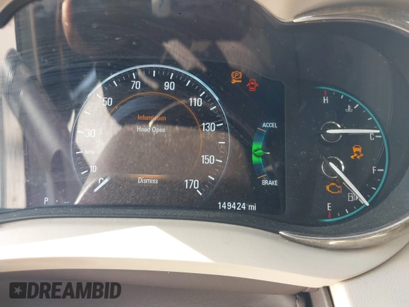 2014 Buick LaCrosse Leather with VIN 1G4GB5GR2EF165980, listed as a IAAI auction lot 42030696 with 149,424 mi miles and . Bid and sale history available at DreamBid. Image 7.