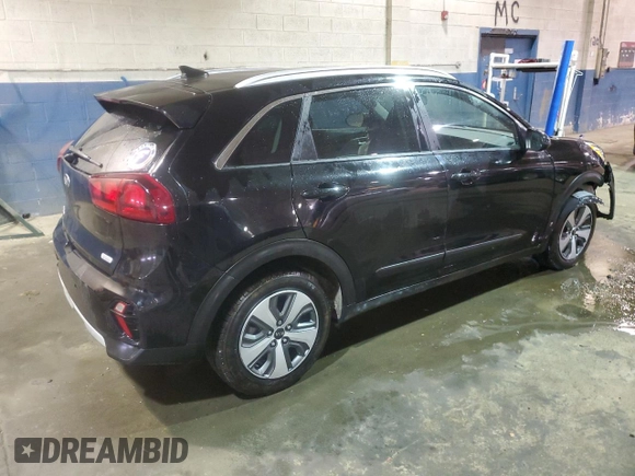 2021 Kia Niro LX with VIN KNDCB3LC1M5486275, listed as a Copart auction lot 84012494 with 25,425 mi miles and Salvage Title. Bid and sale history available at carsss.com. Image 3.