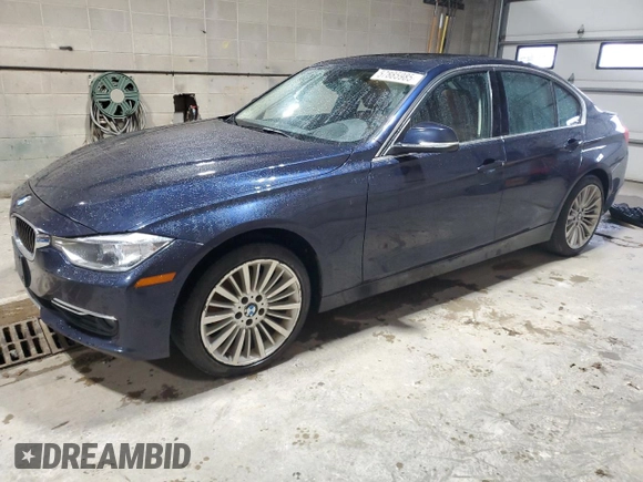 2013 BMW 3 Series 328i xDrive with VIN WBA3B3C57DF537268, listed as a Copart auction lot 57885985 with 122,050 mi miles and Salvage title. Bid and sale history available at DreamBid. Image 1.