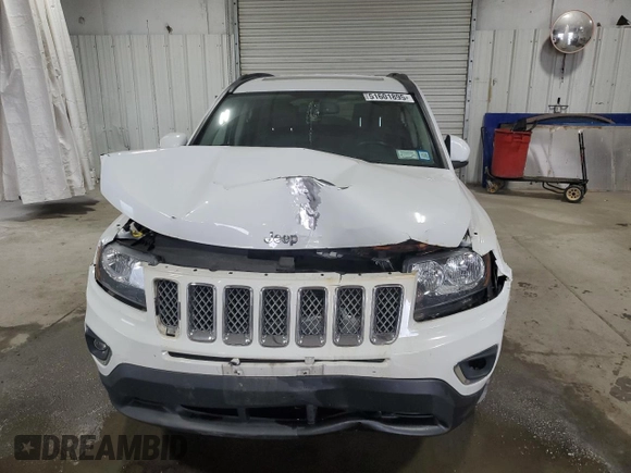 2017 Jeep Compass High Altitude with VIN 1C4NJDEB2HD193230, listed as a Copart auction lot 51601895 with 129,169 mi miles and Salvage Title. Bid and sale history available at carsss.com. Image 5.