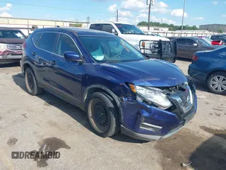 2017 Nissan Rogue SV with VIN JN8AT2MT1HW130104, listed as a IAAI auction lot 42194412 with 98,958 mi miles and . Bid and sale history available at DreamBid. Image 1.