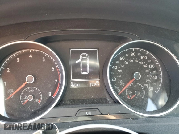 2019 Volkswagen Golf SportWagen S with VIN 3VWY57AU9KM513100, listed as a Copart auction lot 69952554 with 49,031 mi miles and Salvage Title. Bid and sale history available at carsss.com. Image 9.