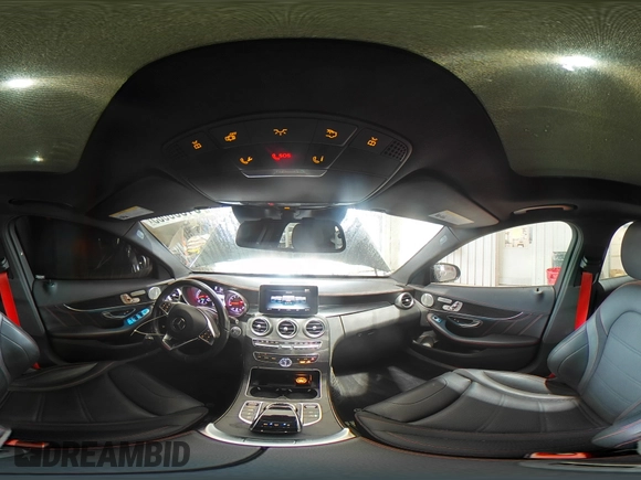 2016 Mercedes-Benz C 450 AMG with VIN 55SWF6EB4GU124353, listed as a Copart auction lot 61835685 with 85,125 mi miles and Salvage title. Bid and sale history available at DreamBid. Image 15.