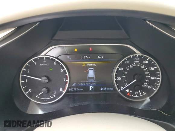 2018 Nissan Murano SL z VIN 5N1AZ2MG9JN128671, wystawiony jako Copart lot #54950575 z przebiegiem 100 712 mil mil oraz Szkoda całkowita • Salvage title. Historia ofert i sprzedaży dostępna na DreamBid. Obrazek 9.