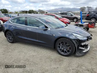2019 Tesla Model 3 Mid Range with VIN 5YJ3E1EA1KF298858, listed as a Copart auction lot 51342795 with 118,050 mi miles and Salvage Title. Bid and sale history available at carsss.com. Image 4.