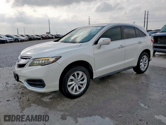 2017 Acura RDX Technology with VIN 5J8TB3H59HL012989, listed as a Copart auction lot 57475625 with 55,087 mi miles and Clean title. Bid and sale history available at DreamBid. Image 1.