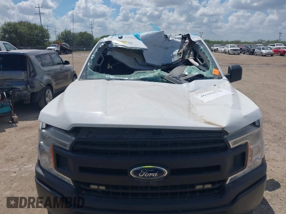 2018 Ford F-150 XL with VIN 1FTEW1C57JKD59689, listed as a IAAI auction lot 40389516 with 108,731 mi miles. Bid and sale history available at carsss.com. Image 6.