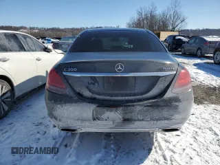 2021 Mercedes-Benz C 300 with VIN W1KWF8EB9MR646467, listed as a Copart auction lot 45903255 with 42,663 mi miles and Salvage Title. Bid and sale history available at carsss.com. Image 6.