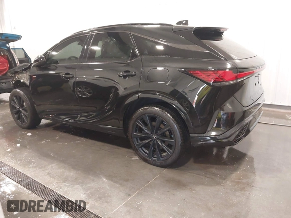 2024 Lexus RX 500h F Sport Performance with VIN 2T2BCMEAXRC018321, listed as a IAAI auction lot 41979819 with 8,184 mi miles and . Bid and sale history available at DreamBid. Image 3.