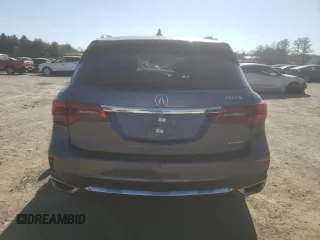 2017 Acura MDX with VIN 5FRYD4H32HB019318, listed as a Copart auction lot 44081373 with 0 mi miles. Bid and sale history available at carsss.com. Image 6.