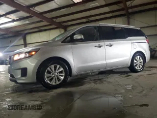 2017 Kia Sedona LX with VIN KNDMB5C11H6240793, listed as a Copart auction lot 71200214 with 66,345 mi miles and Salvage Title. Bid and sale history available at carsss.com. Image 1.