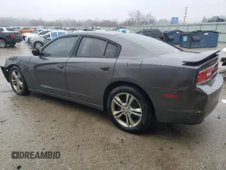 2013 Dodge Charger RT Plus with VIN 2C3CDXDT3DH542780, listed as a Copart auction lot 43349285 with 120,058 mi miles and Salvage Title. Bid and sale history available at carsss.com. Image 2.