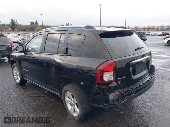 2016 Jeep Compass High Altitude Edition with VIN 1C4NJDEB6GD674564, listed as a IAAI auction lot 41783578 with 98,599 mi miles. Bid and sale history available at carsss.com. Image 6.