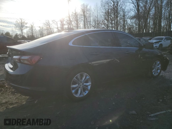 2020 Chevrolet Malibu LT with VIN 1G1ZD5ST7LF077765, listed as a Copart auction lot 43127835 with 83,640 mi miles and Salvage Title. Bid and sale history available at DreamBid. Image 3.
