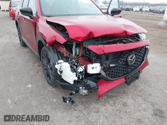 2022 Mazda CX-5 2.5 Turbo with VIN JM3KFBAY3N0622971, listed as a IAAI auction lot 40957512 with 25,084 mi miles and . Bid and sale history available at carsss.com. Image 6.