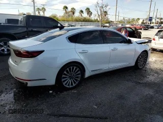 2017 Kia Cadenza Premium with VIN KNALC4J15H5090003, listed as a Copart auction lot 42969795 with 143,925 mi miles and Salvage Title. Bid and sale history available at carsss.com. Image 3.