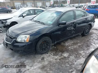 2009 Mitsubishi Galant ES with VIN 4A3AB36F39E018713, listed as a IAAI auction lot 41643162 with 181,706 mi miles and . Bid and sale history available at DreamBid. Image 2.