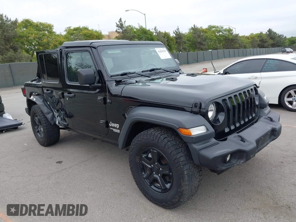 2018 Jeep Wrangler Unlimited Sport S with VIN 1C4HJXDG8JW105612, listed as a IAAI auction lot 42420765 with 54,873 mi miles and . Bid and sale history available at DreamBid. Image 1.